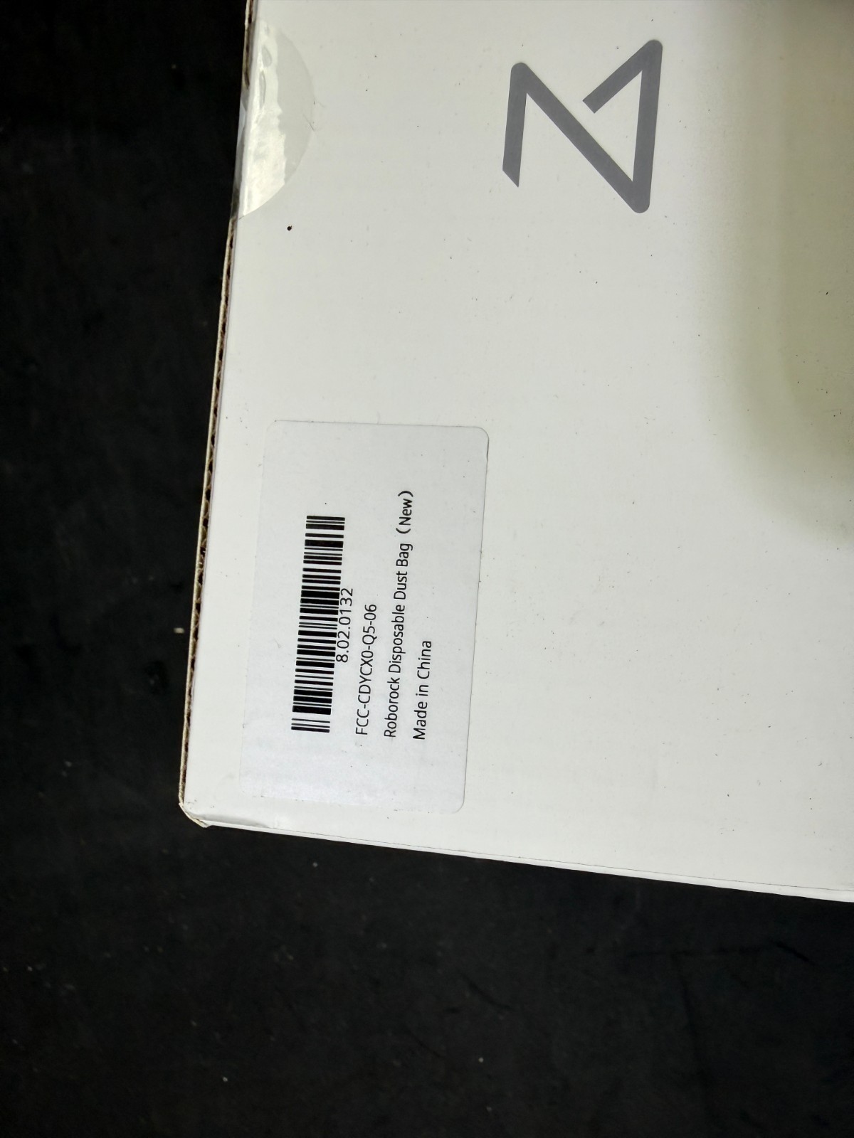 6-PACK Z ROBOROCK DISPOSABLE DUST BAG SDCD05RR WHITE