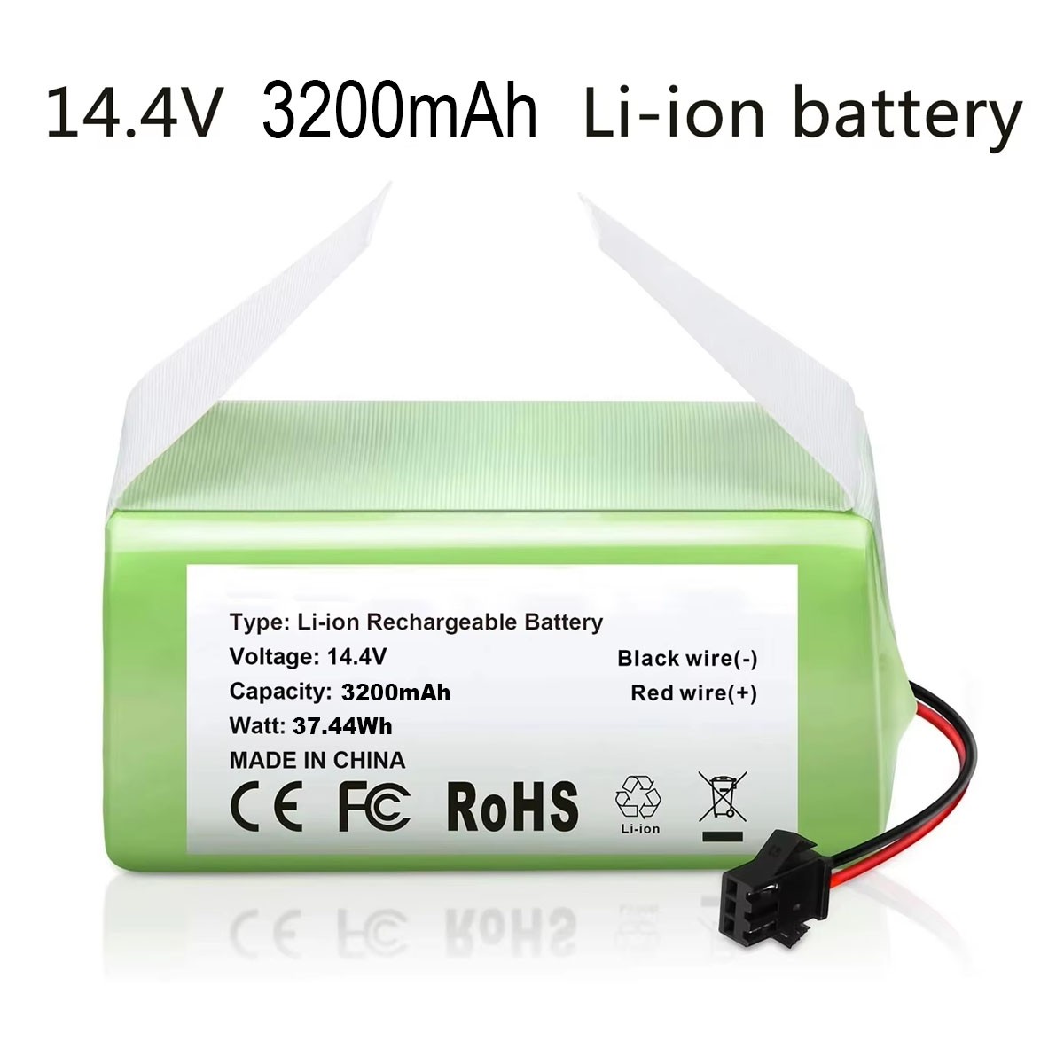 14.4V 2600mAh Replacement Battery Compatible with eufy RoboVac 11 11C 11S Plus