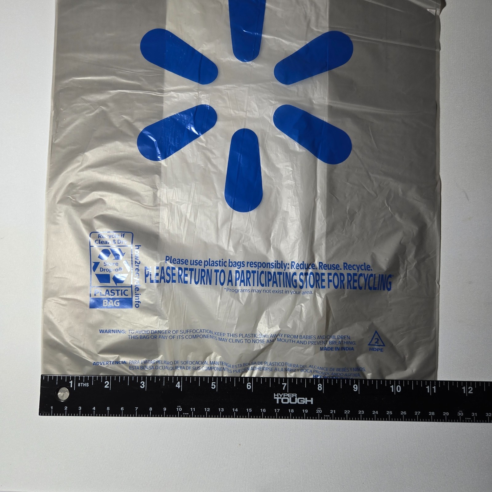 Walmart Plastic Grocery Shopping Bags 11×14 Choose Number of Bags Crafts Trash