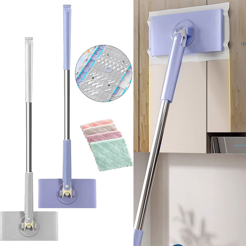 Automatic Cloth Changing Mop Mini Hands-Free Mop Compatible Face Towel Home
