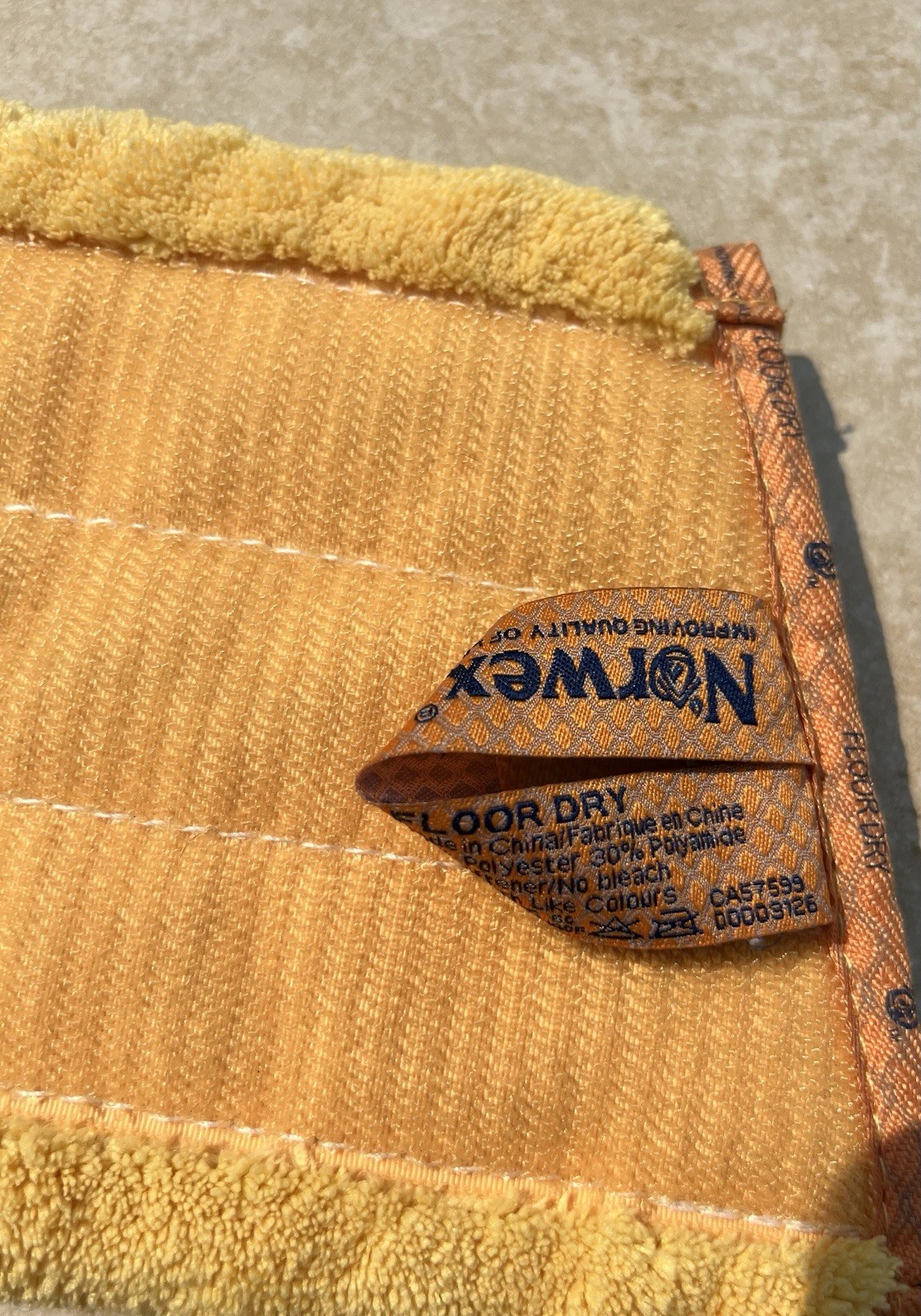 3 Norwex Ceramic/Tile, Damp/Wet & Dry Floor Mop Pads ~ Large