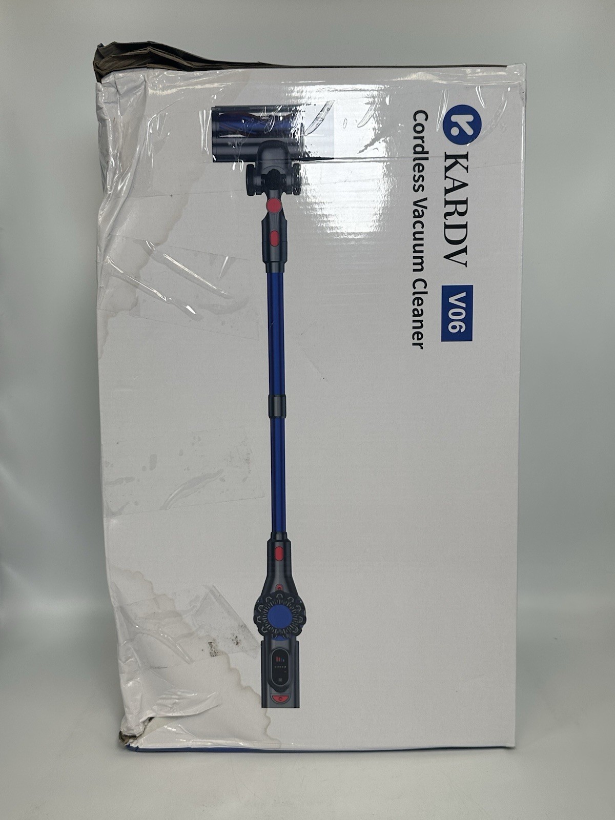 KARDV V06 Cordless Bagless Stick Vacuum Cleaner LED Display V06 Blue *NEW*