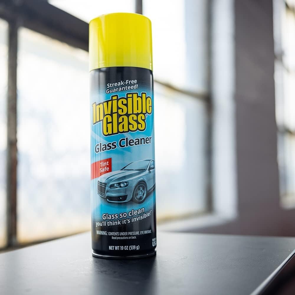 Pack of 2 Unscented Foam Glass Cleaner – 19-Ounce Streak-Free & Safe for Cars