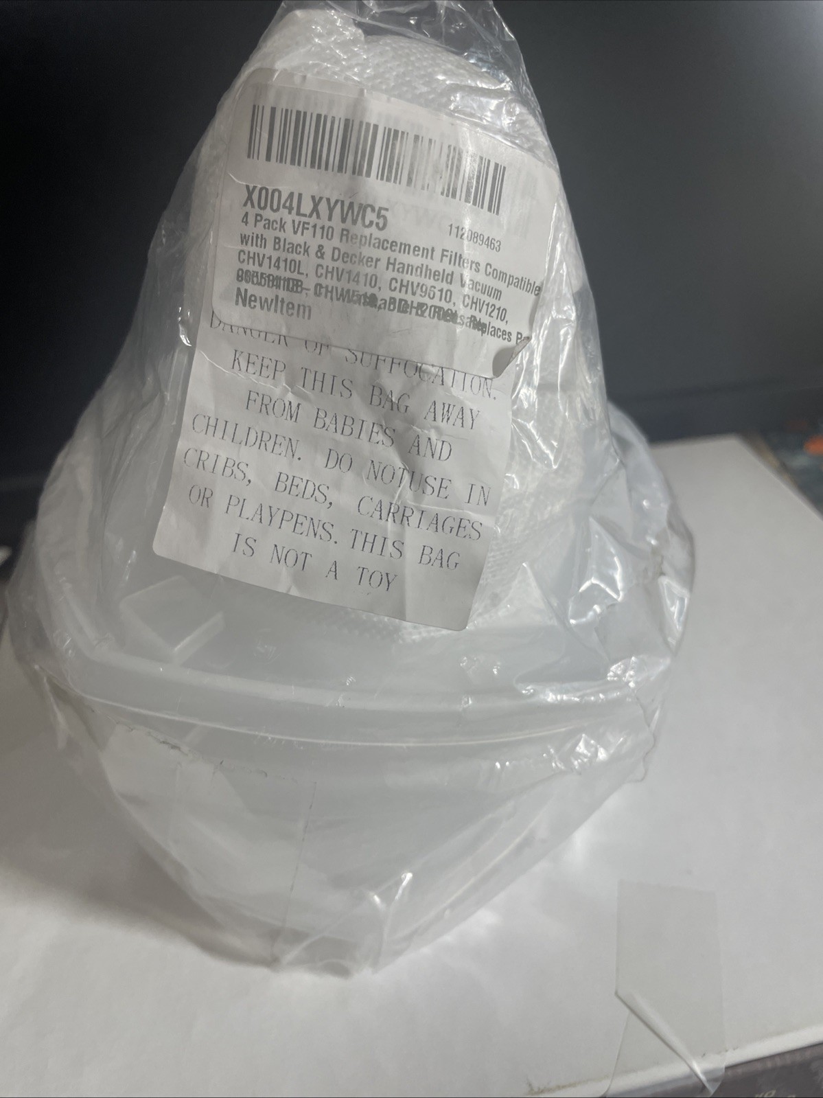 VF110 Filter Replacement For Black & Decker Dustbuster part # 90558113 4PACK