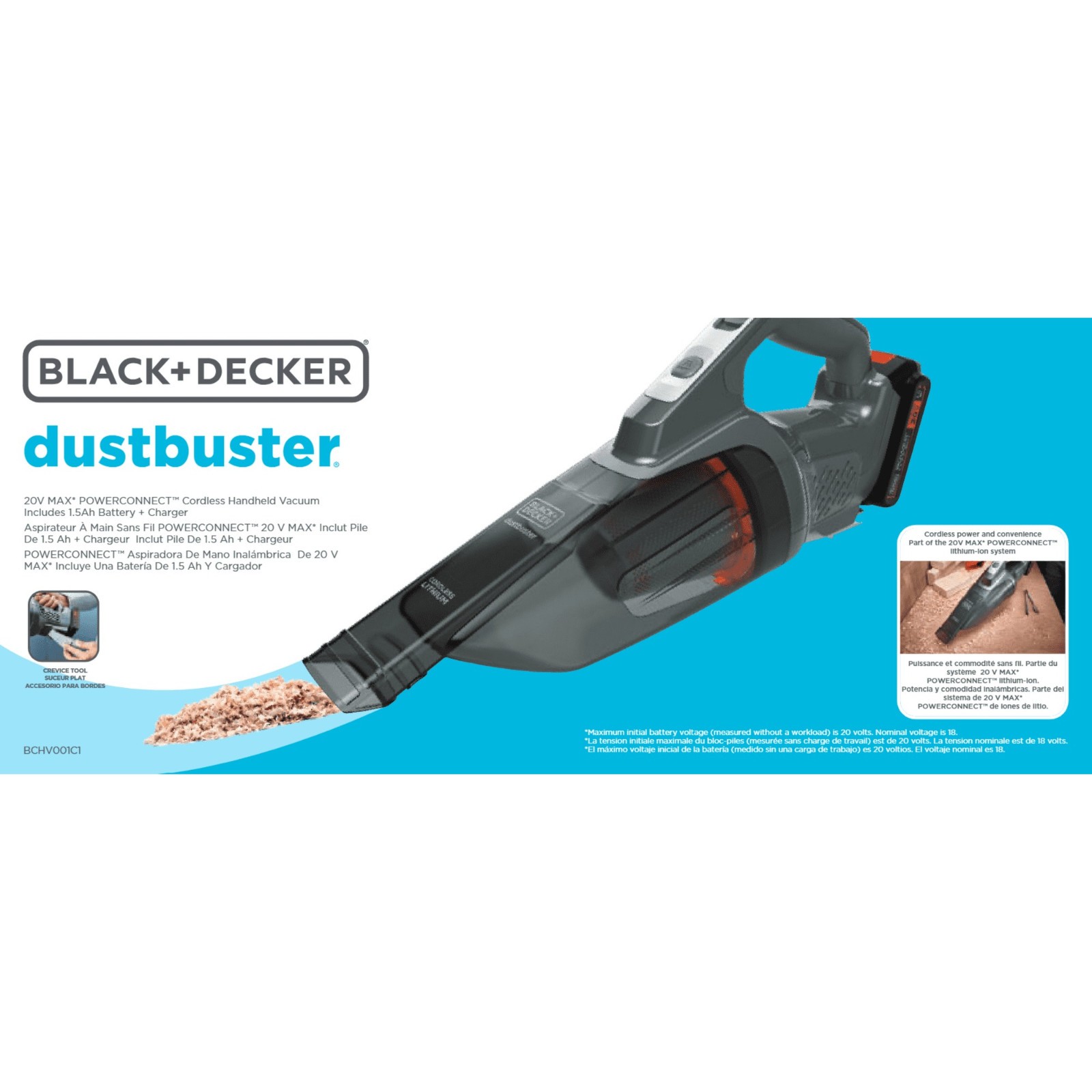 BLACK+DECKER Dustbuster POWERCONNECT Vacuum FREE SHIP