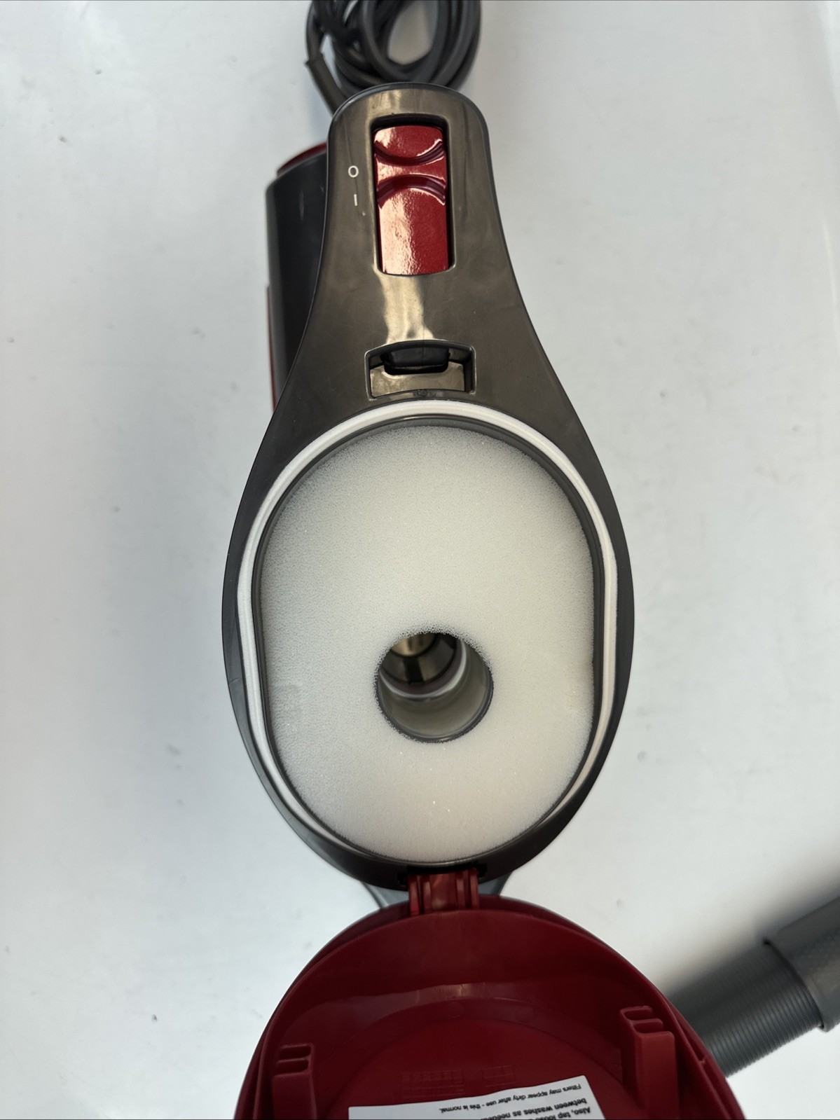 Shark QH296QRD Rocket Ultra-Light Handheld Vacuum Car Detail Kit 15FT Cord Red