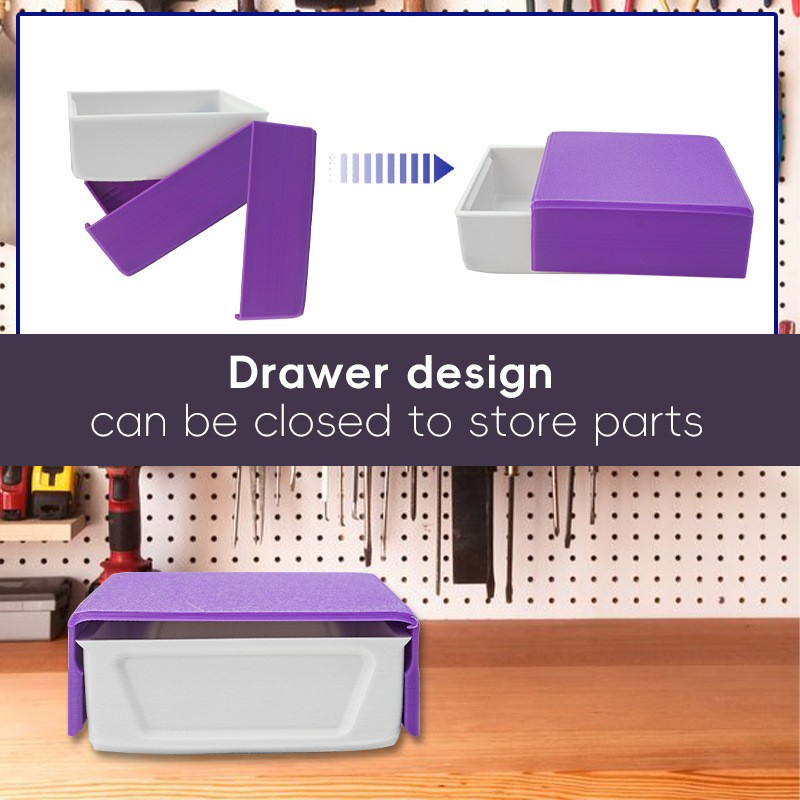 Durable Clear Portable Shatterproof Water-Resistant Dust-Proof Parts Storage Box