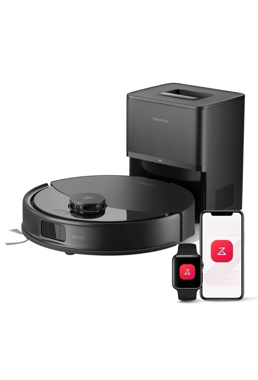 Roborock QV 355 Qrevo Robot Vacuum and Cleaner, Empty Wash/fill Dock