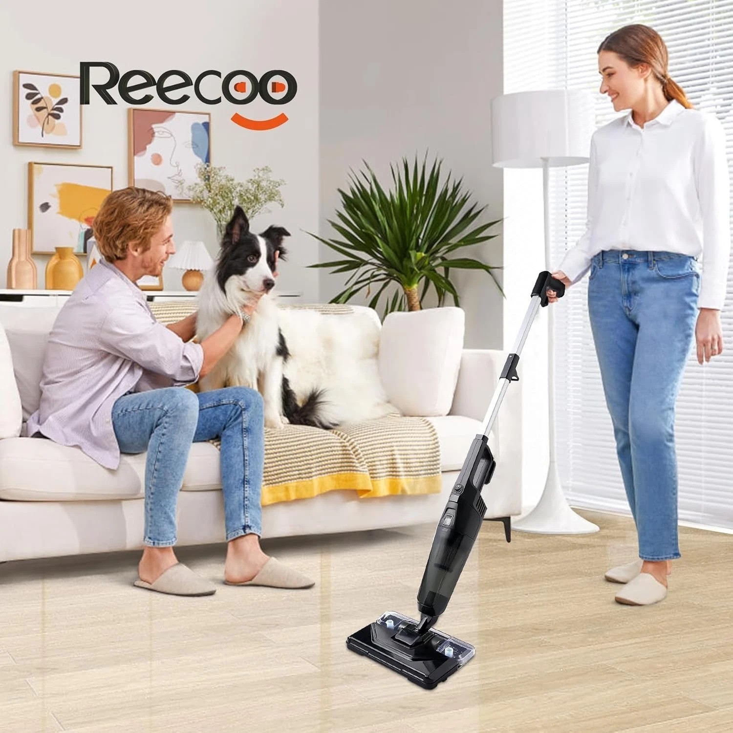 Versatile 600W Vacuum and Mop All-in-One – Perfect for Hard Floors & Carpets
