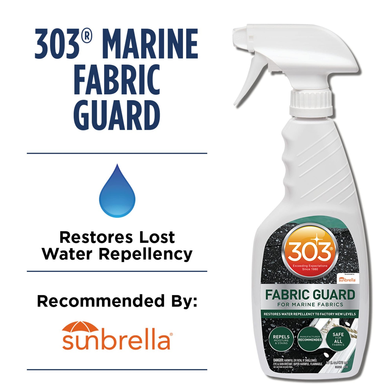 30616CSR Products Inc Fabric Guard 16 Oz. Sprayer , White