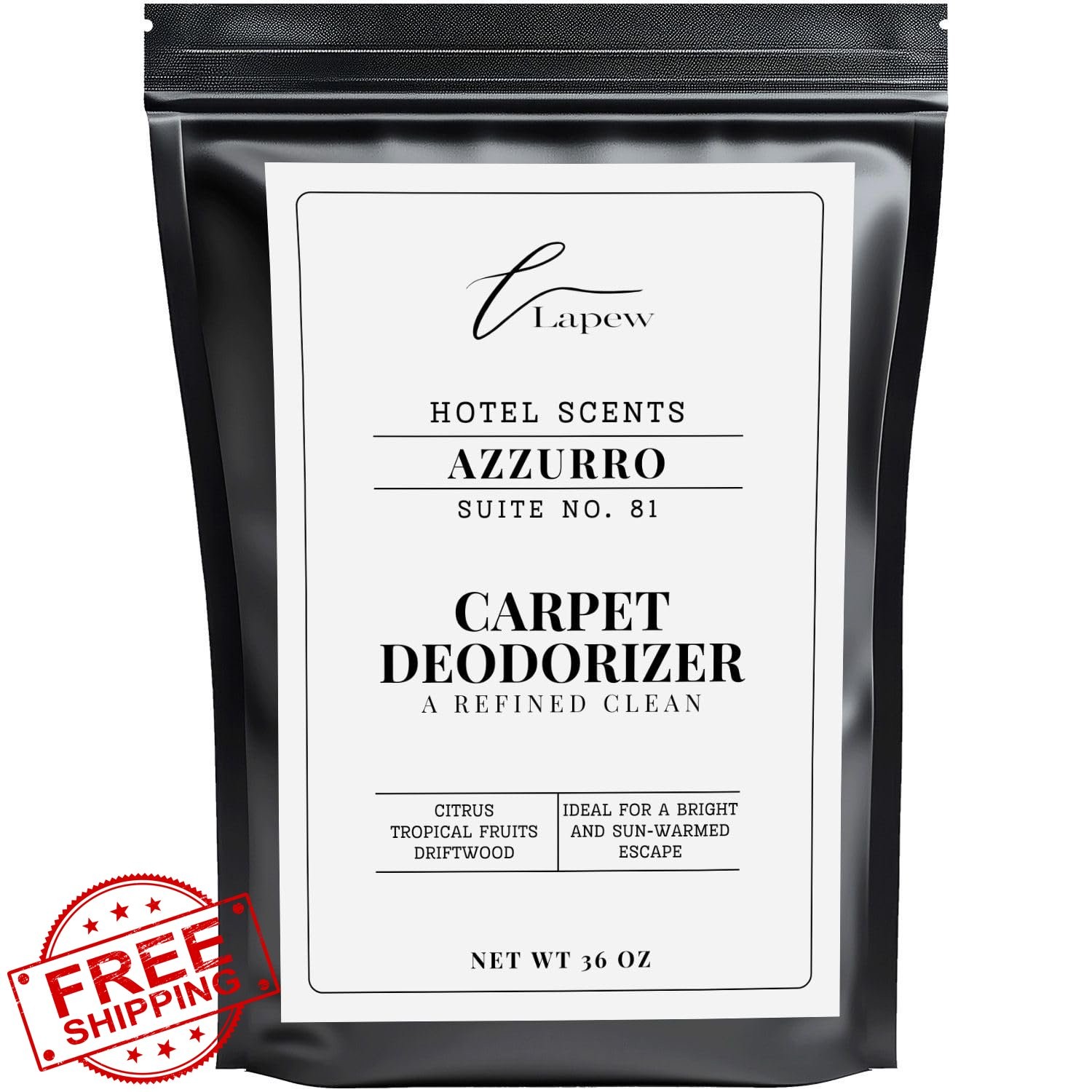 Lapew Carpet Deodorizer Azzurro Suite 81 36 Ounce