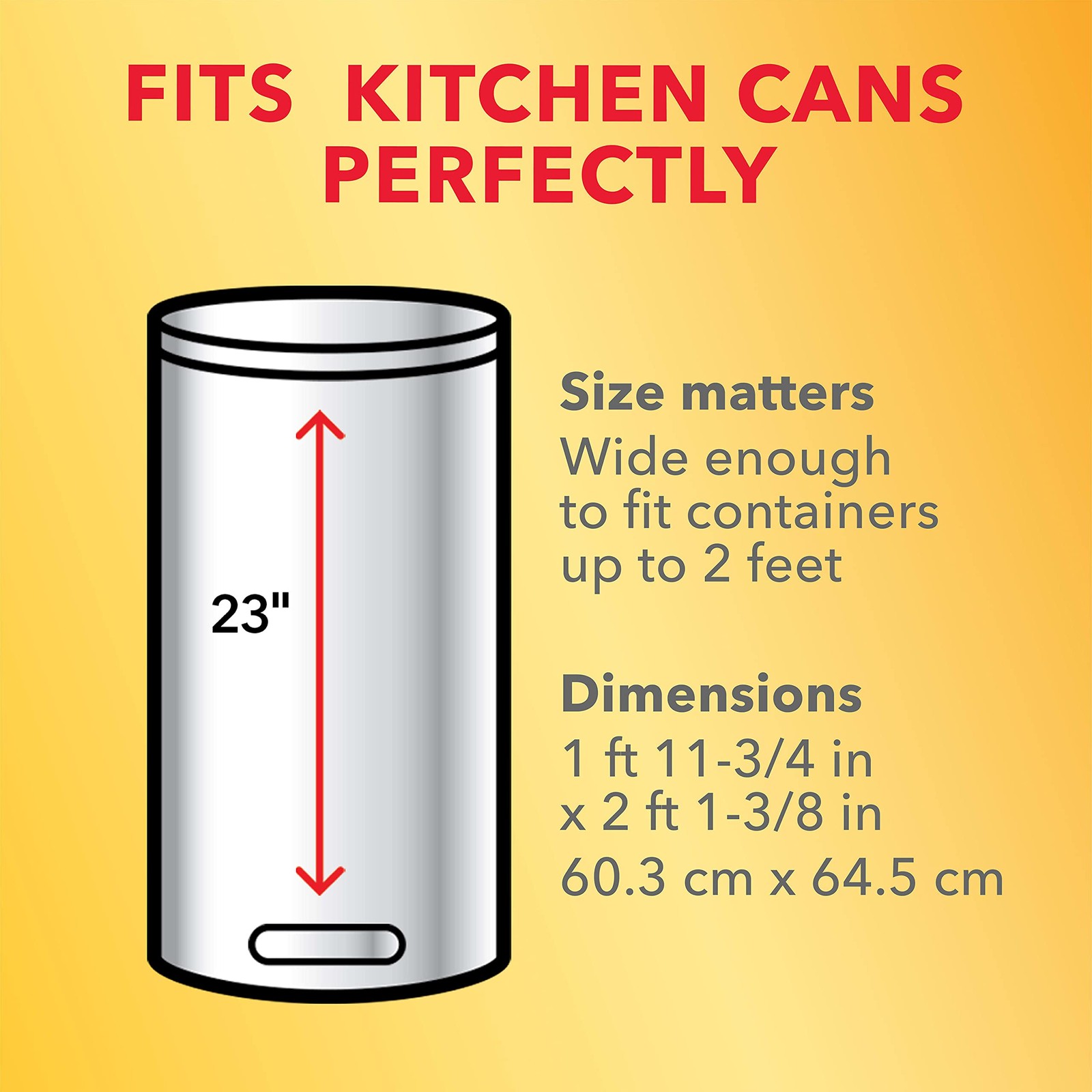 Glad ForceFlex Tall 13 Gal Gain Original 34ct