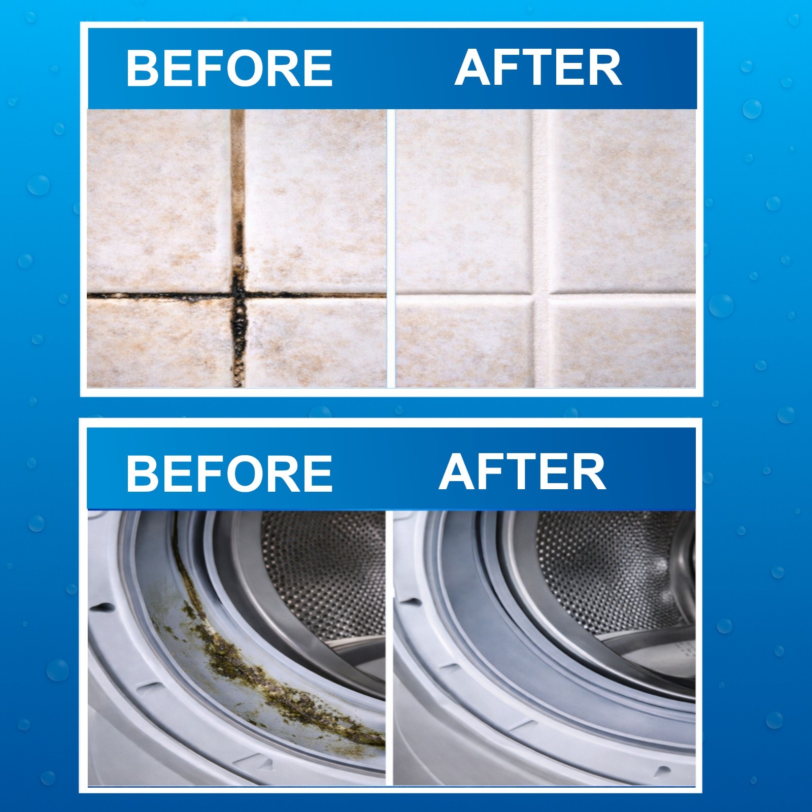Mold Stain Remover Gel – Mold & Mildew Cleaner for Front Load Washer 7 OZ