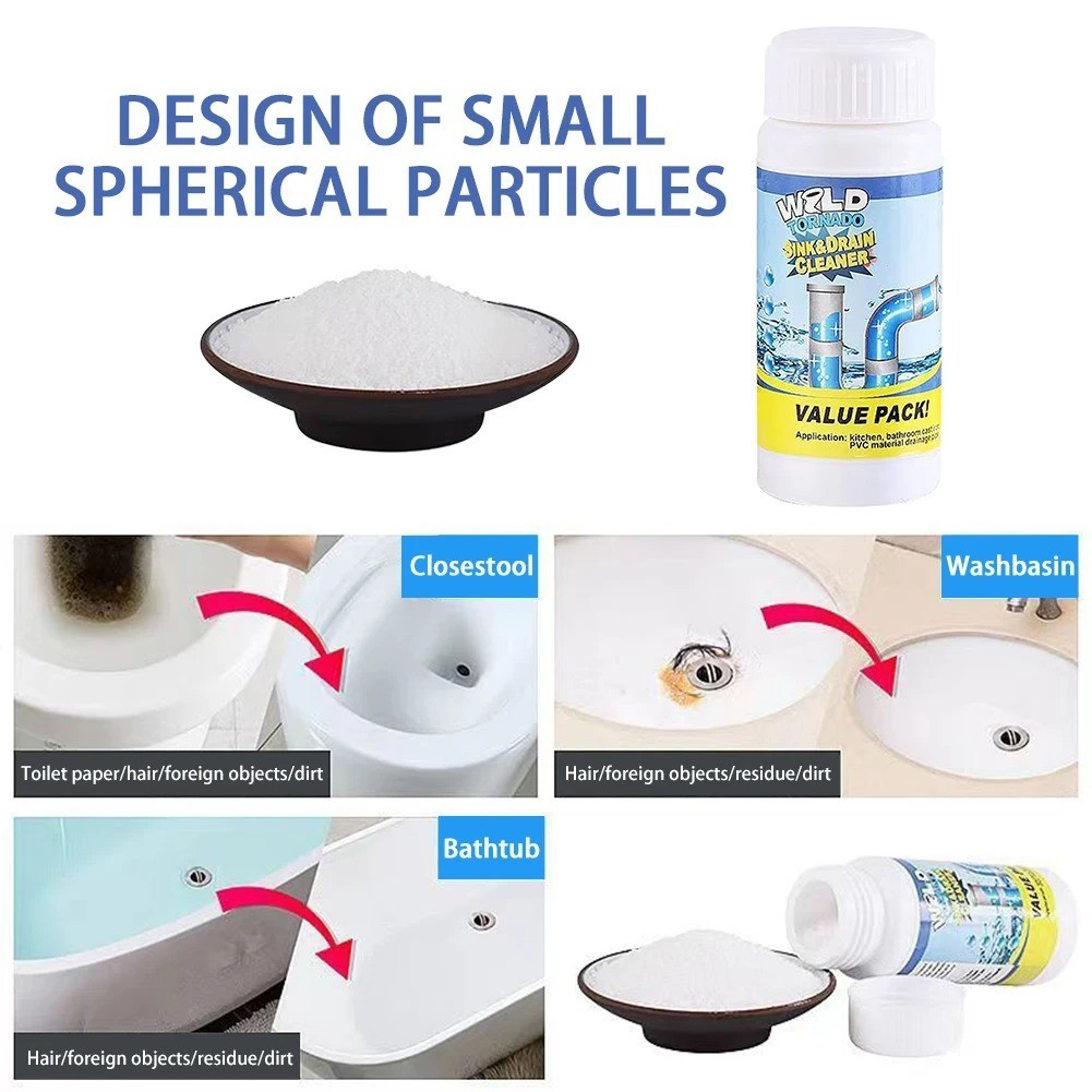 1/2/3/4 PCS Wild Sink and Drain Cleaner, Wild Tornado Sink And Drain Cleaner