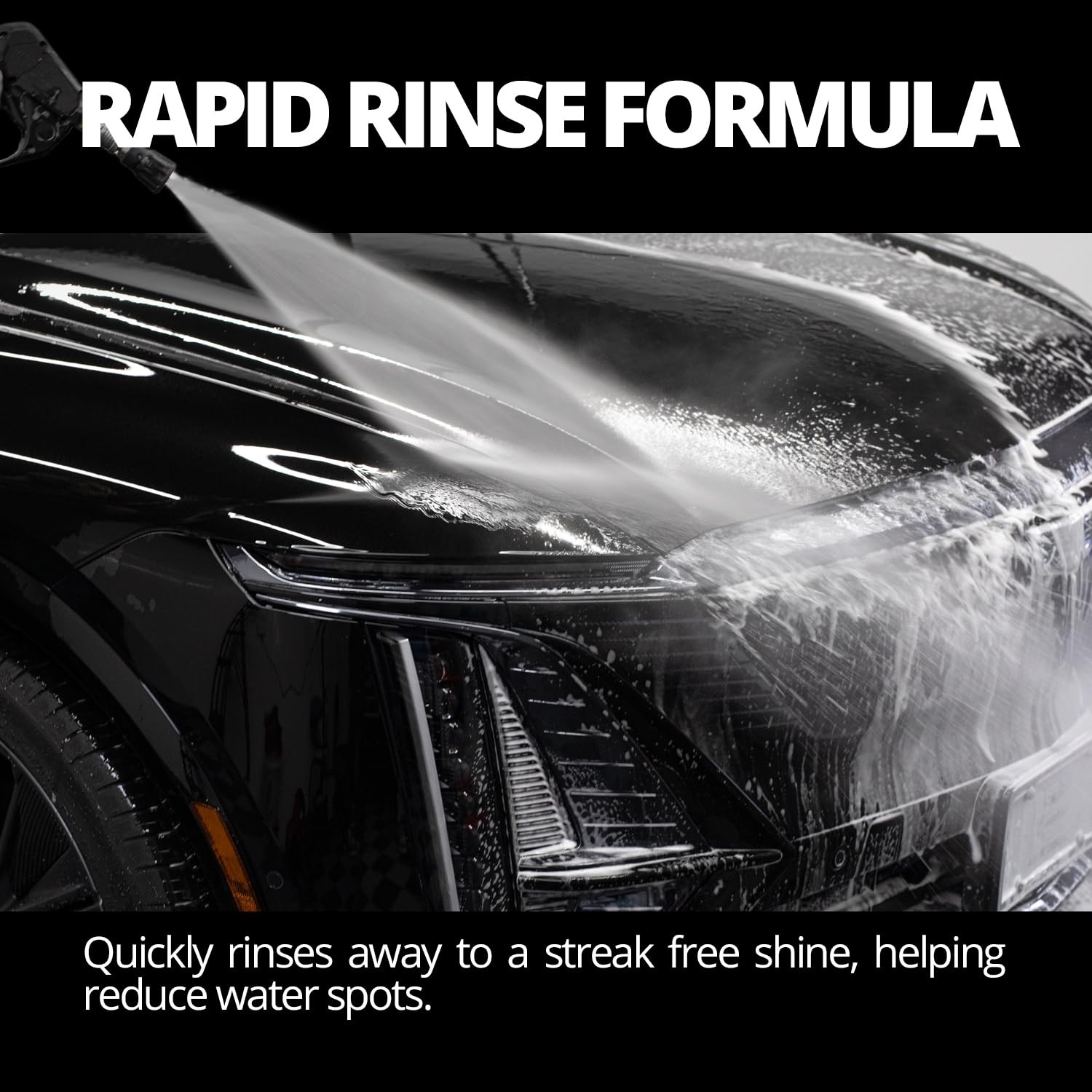 High Foam Vehicle Shampoo (16 oz) – pH Neutral Premium Car Wash Soap for Foam…