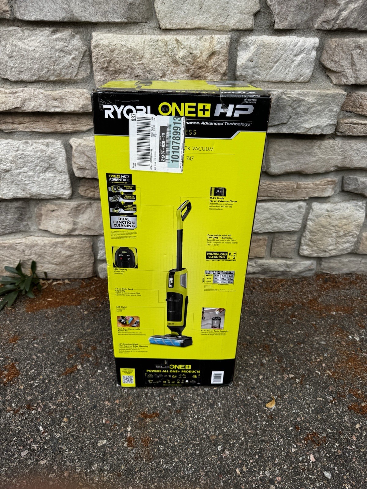 Ryobi ONE+ HP SWIFTClean 18V Cordless Wet/Dry 2-in-1 Bagless Stick (TOOL ONLY)