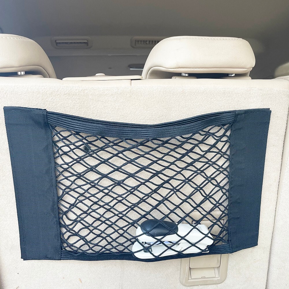 1 PCS Net Bag Edge Storage Phone Holder Auto Car Hanging Back Seat Organizer