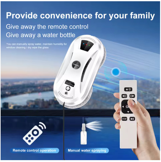 PuRuiKai Ultra-Thin Robot Window Cleaner with Remote Control