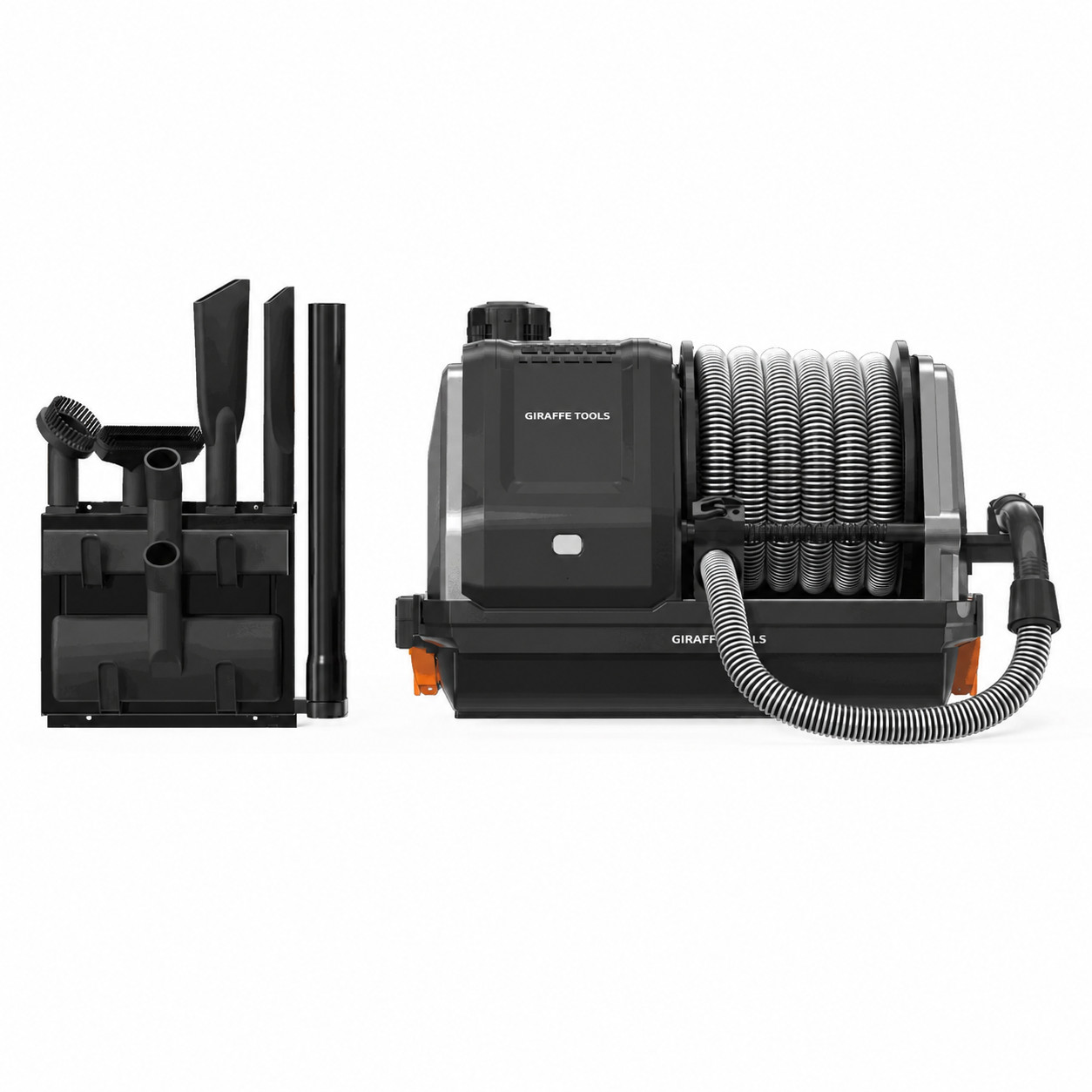 Wall Mounted Retractable Vacuum Cleaner 30FT Hose Wet Dry Garage Cleaning Kit