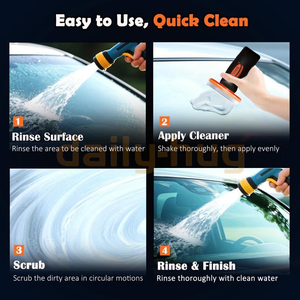 New Glass Guard & Emulsion Cleaner – Oil Film Remover Lotion for Glass Surfac