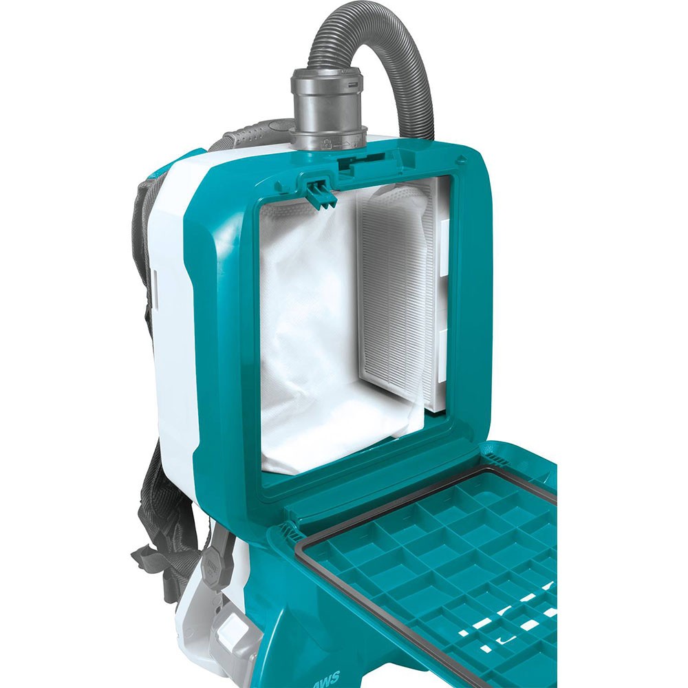 Makita XCV17Z 18V X2 LXT 1.6 Gallon Backpack Dry Vacuum