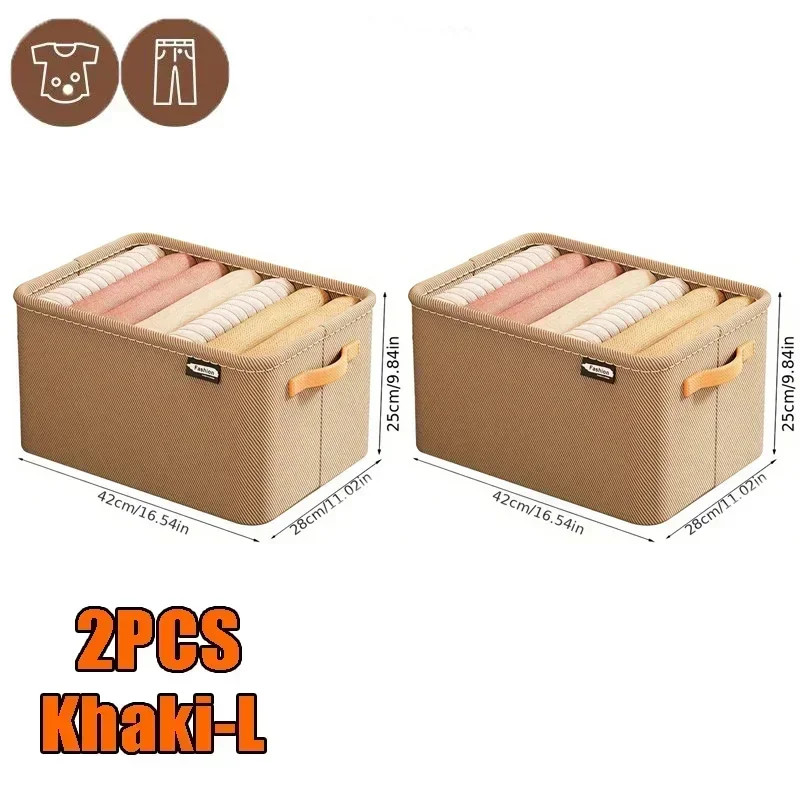 Thick Clothes Organizer Box Wardrobe Closet Drawer Divider for Jeans Sweaters
