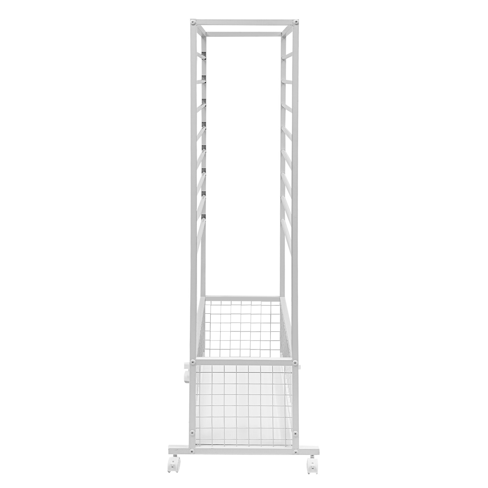 16-Layer Organizer Rack, Storage Shelf, Floor Standing Ribbon Display Rack
