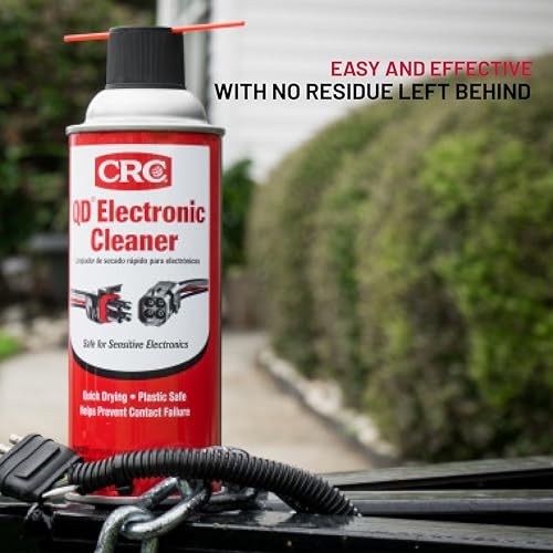 Electronic Cleaner 11oz Quick Dry Spray CRC 05103 for Electrical Contacts