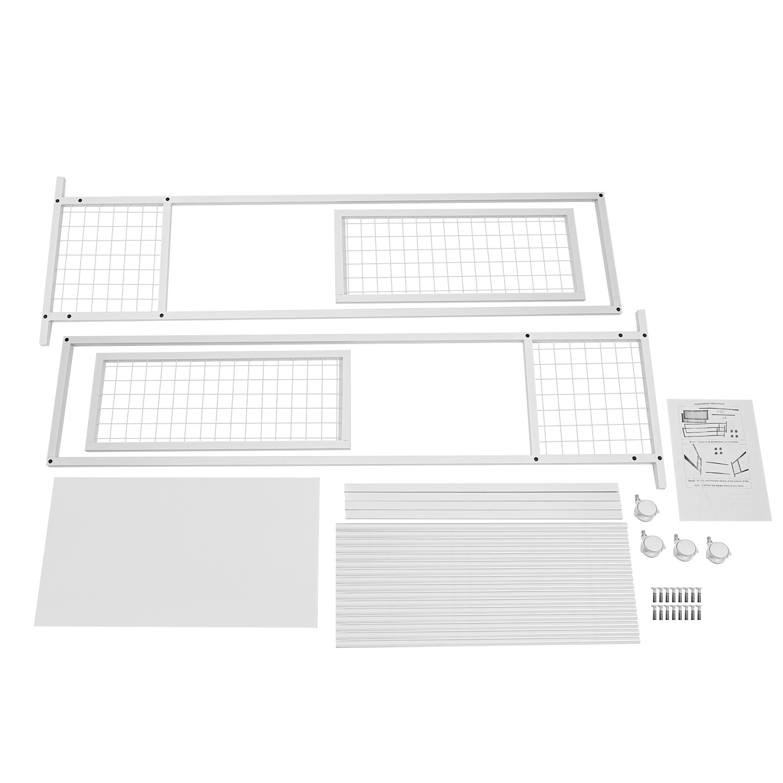 16-Layer Organizer Rack, Storage Shelf, Floor Standing Ribbon Display Rack