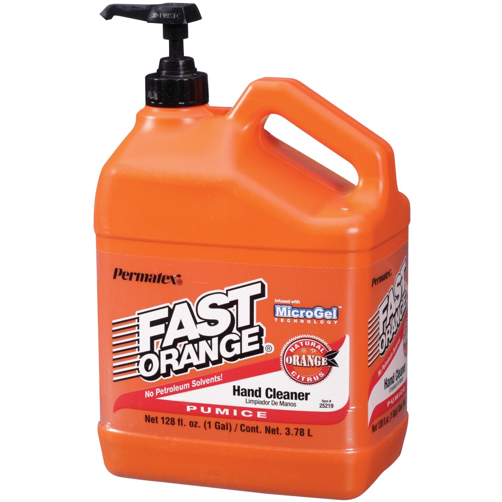 Fast Orange Pumice Hand Cleaner 1 Gal. Orange Scented Natural Citrus Scent 4PACK