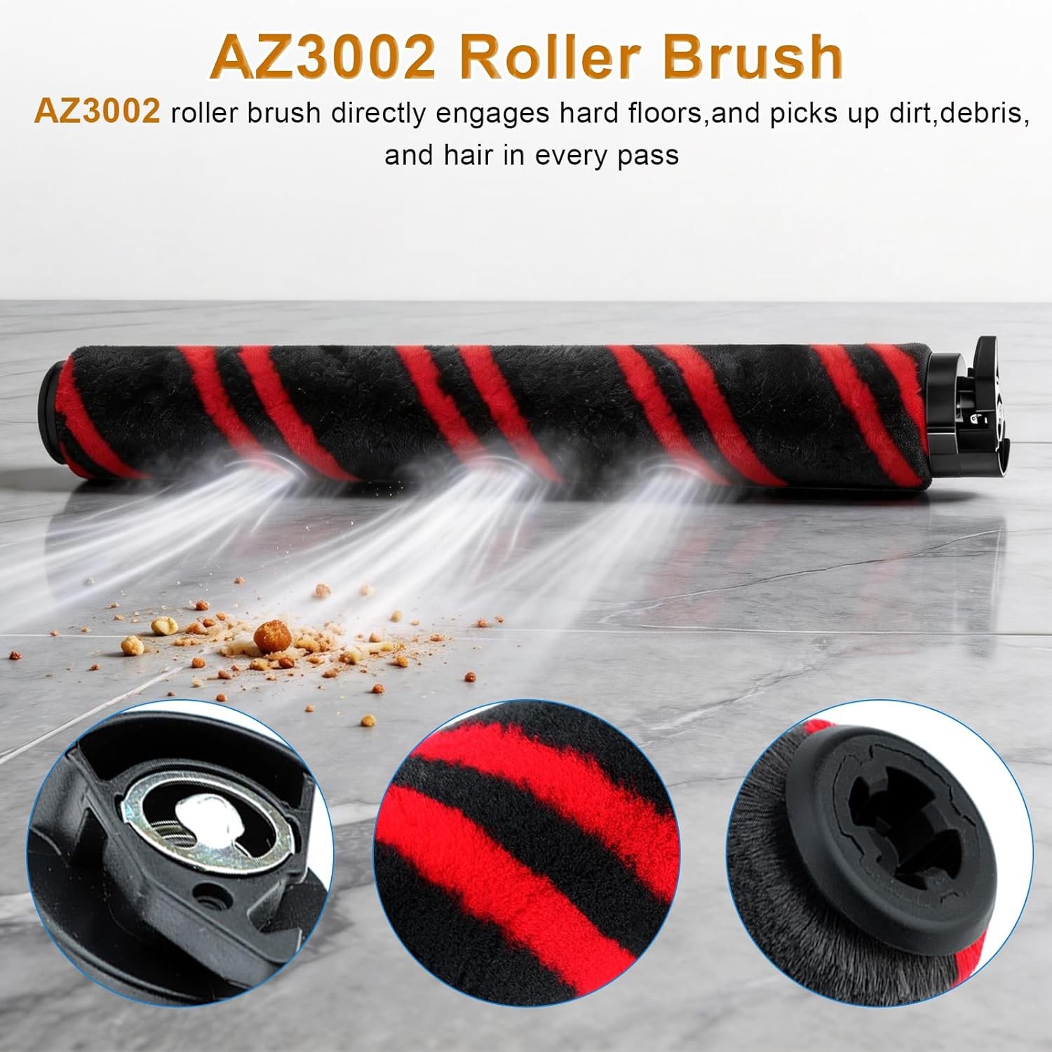 AZ3002 Brush Roller Filter and Kit Replacement for Shark AZ3002 AZ3000 AZ3000W