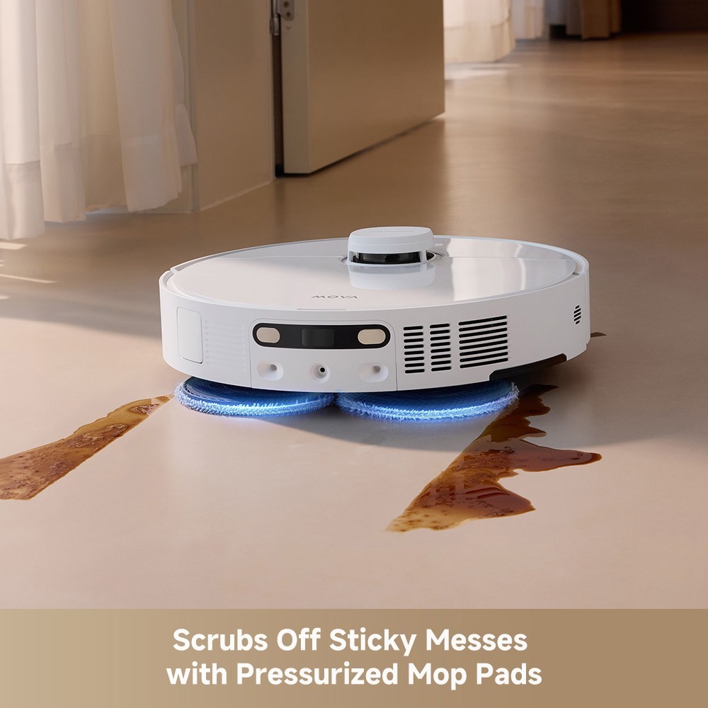 Mova P10 ProUltra Refurbished A Robot Vacuum Mop 13000Pa 140°F Hot Water