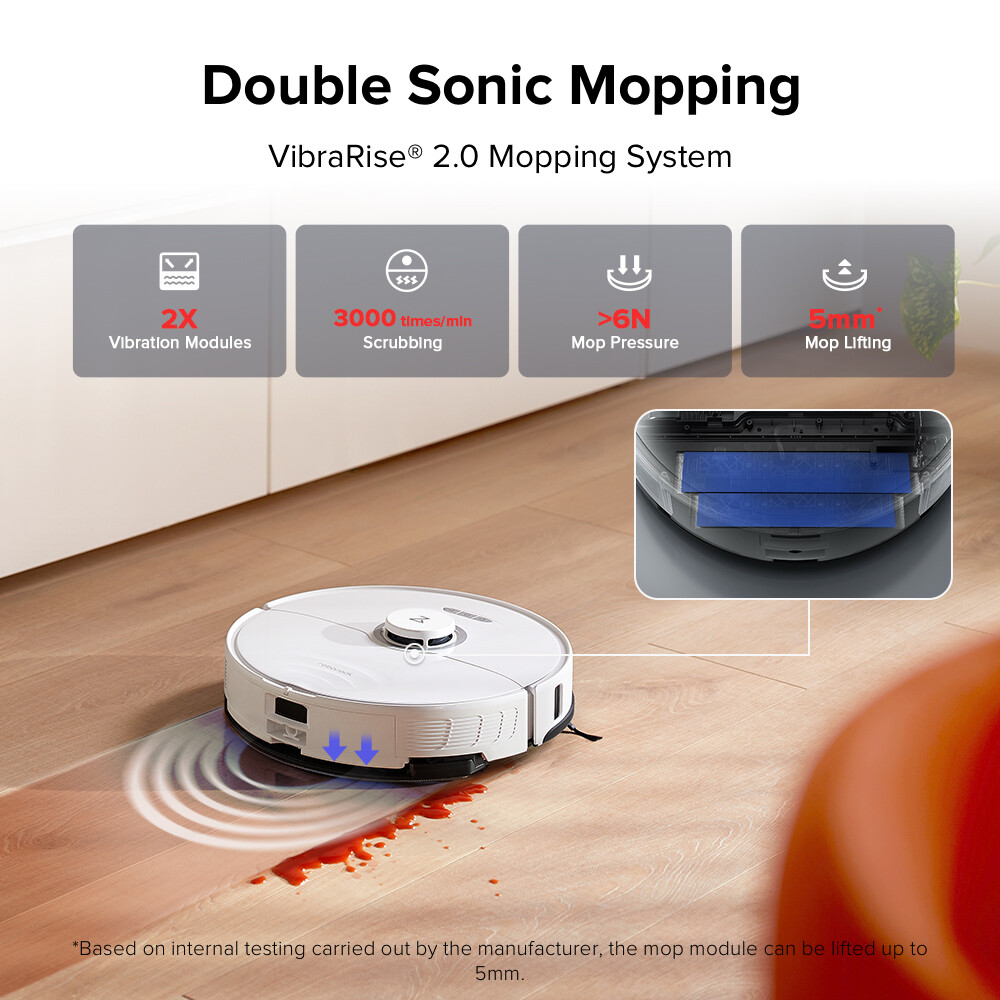 Roborock S8 Pro Ultra Robot Vacuum Mop,Self-Drying,6000Pa -Certified Refurbished