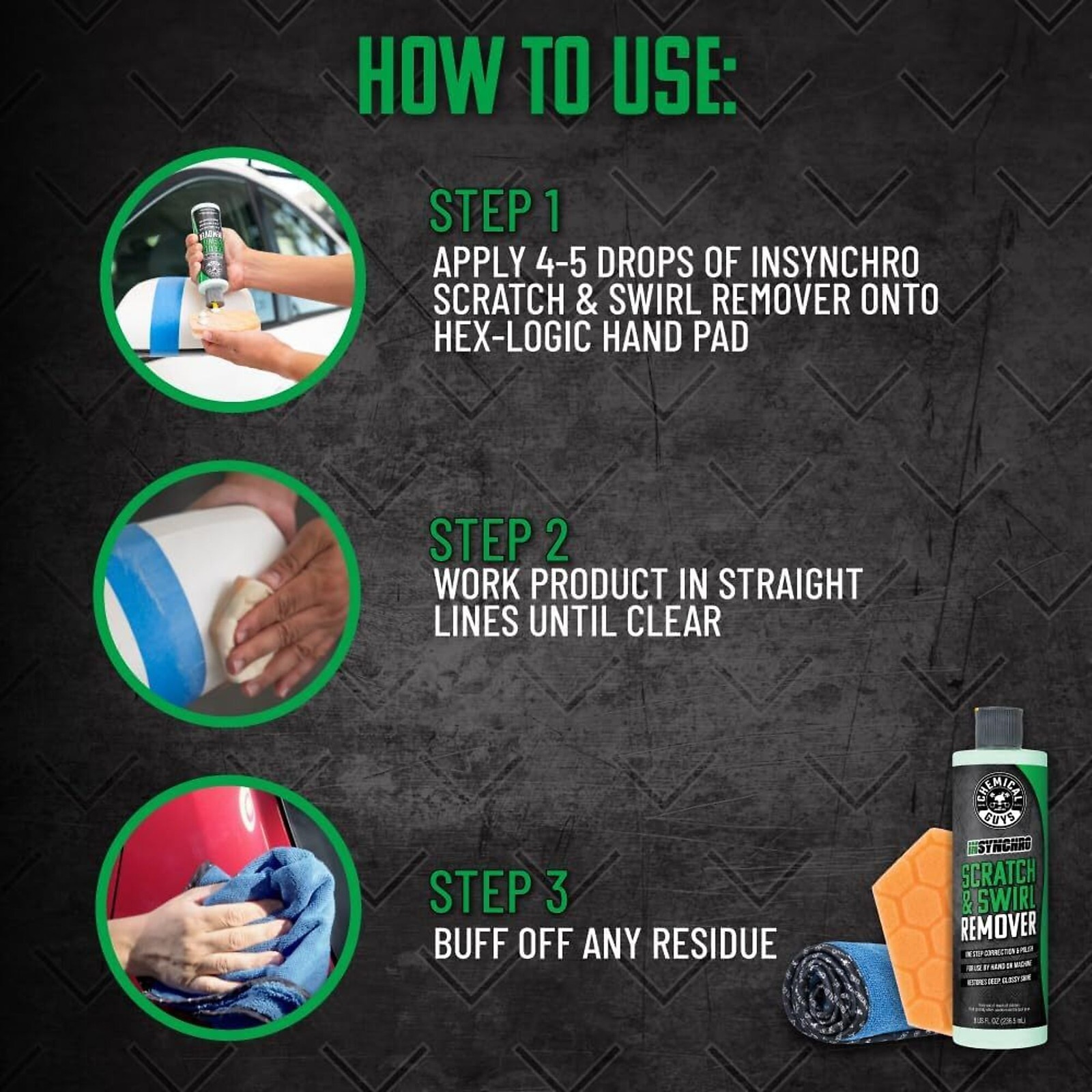 Chemical Guys Insynchro Scratch & Swirl Remover Kit