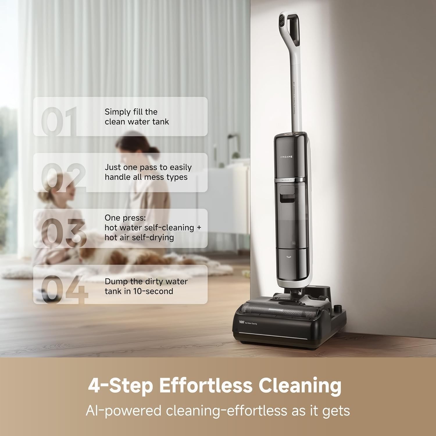 eBay Live｜DREAME H15 Pro Heat 185°F Steam Wash GapFree AI Robotic Arm｜New