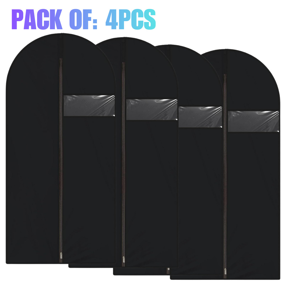 5Pcs Suit Travel Bag Garment Bag Long Dress For Hanging Clothes Carrier Cover US