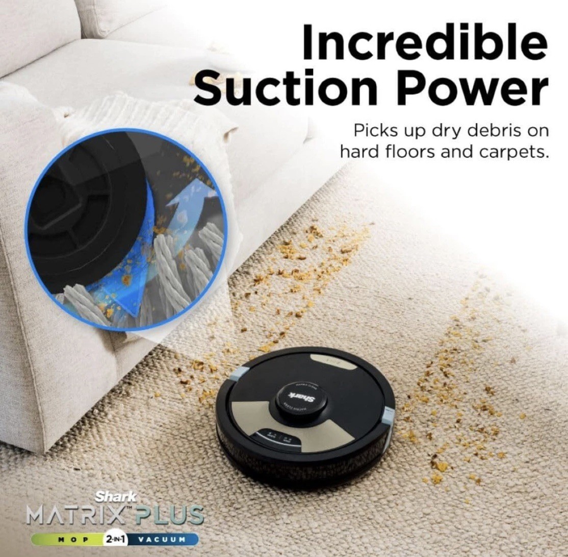 Shark vacuum Matrix Plus AI Ultrra 2in1 Robot& Mop with Sonic Mopping NEW!!!