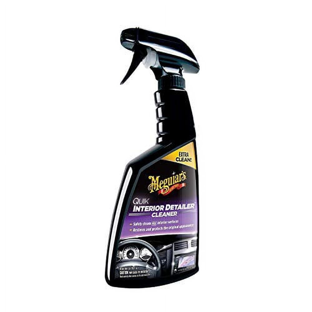 Meguiar’s Quik Interior Detailer Cleaner 16oz – All Surface Car Cleaner Spray