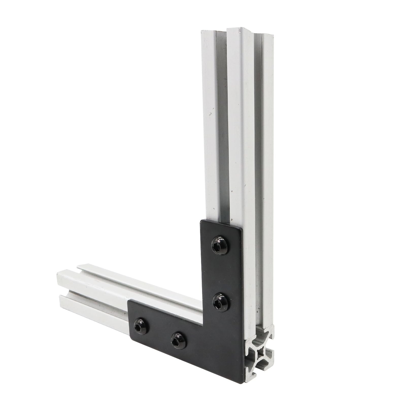 10 Series 1×1 Inch 1010 T Slot Aluminum Extrusion L Corner Bracket Kit 10 Set