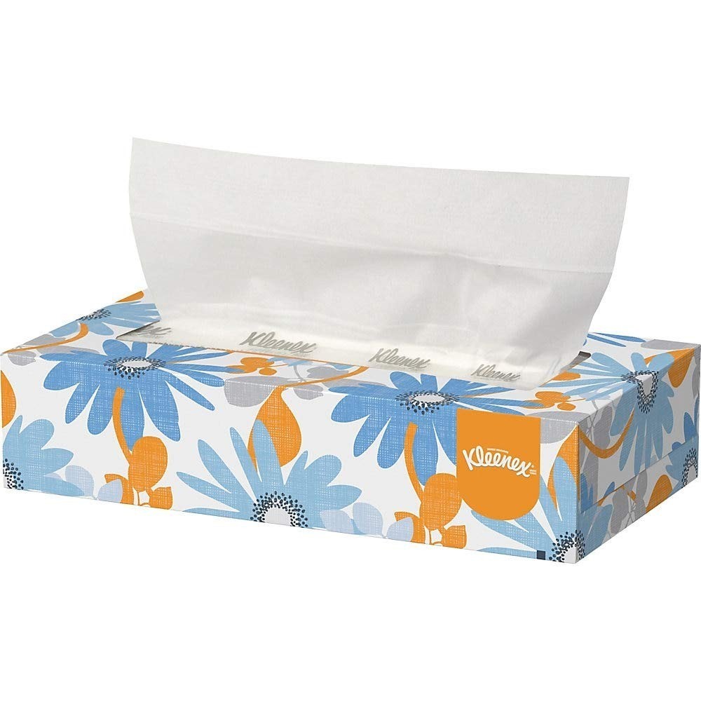 Kleenex 21606BX Facial Tissue 2-Ply White Pop-Up Box 125 Sheets