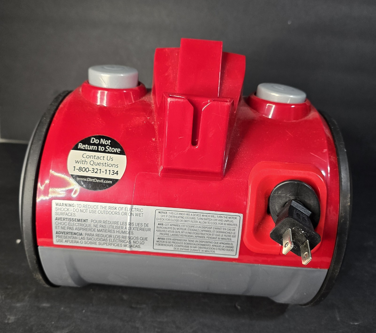 Royal Dirt Devil Featherlite SD40120 Motor Base Unit Canister OEM Works Well