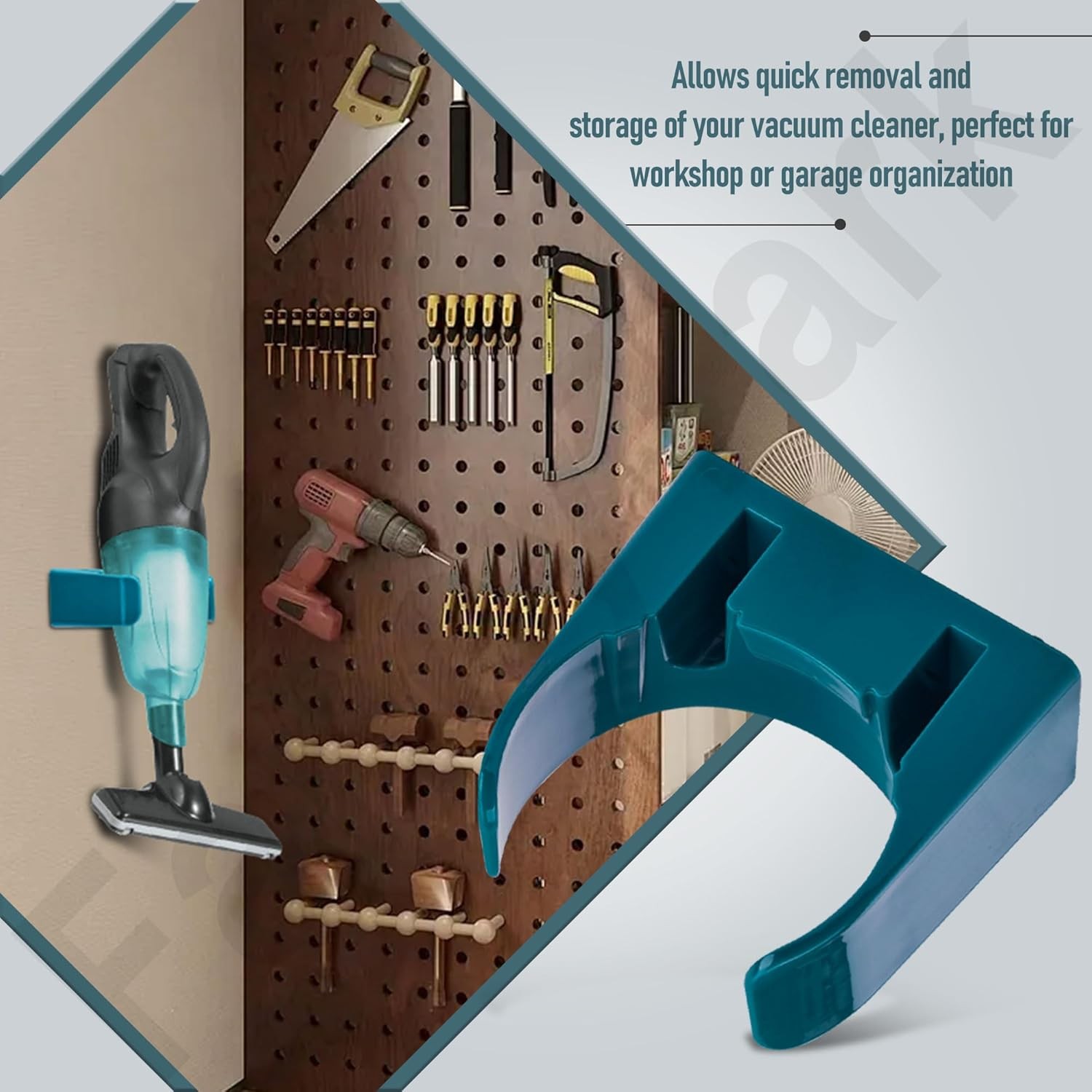FOR MAKITA 458571-5 VACUUM WALL MOUNT BRACKET NEW.-BLUE W