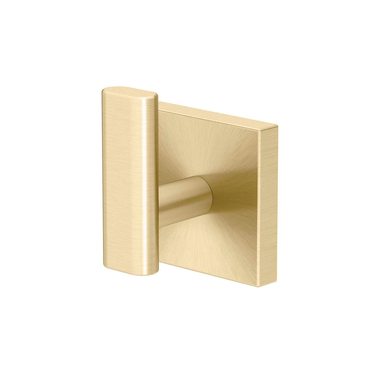 4065 Elevate, Single Robe Hook, Brushed Brass |Wall Mounted 2 W x 2.50 H Single