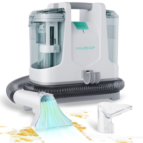 HAUSHOF Portable Carpet Spot and Upholstery Cleaner for Pet Stains, Sofa, Rug US