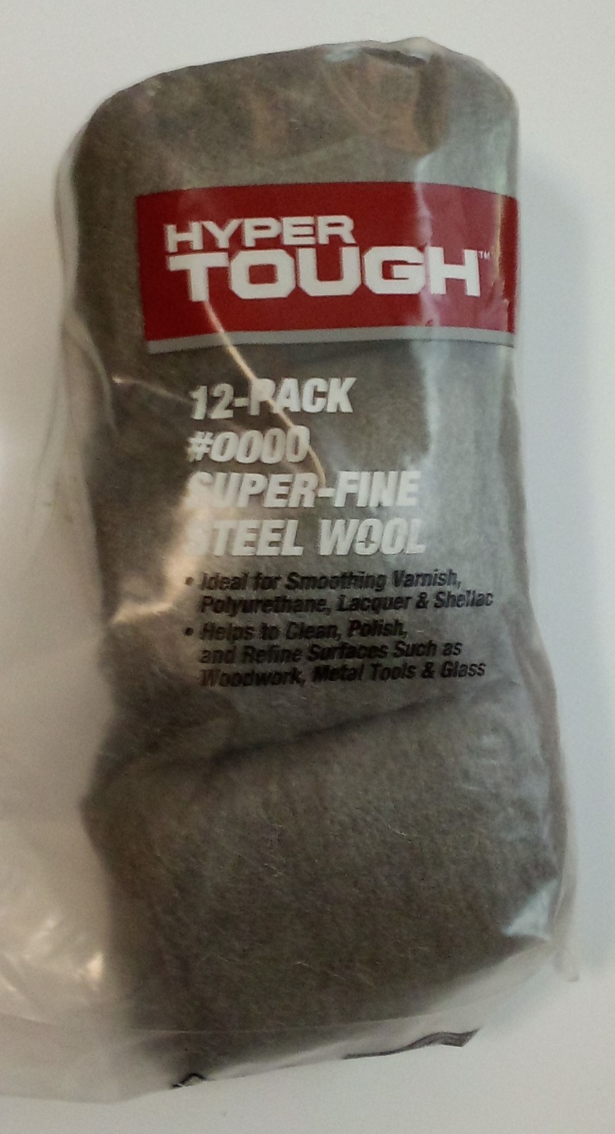 Hyper Tough 12-pack #0000 300 Count Super-Fine Steel Wool Pads