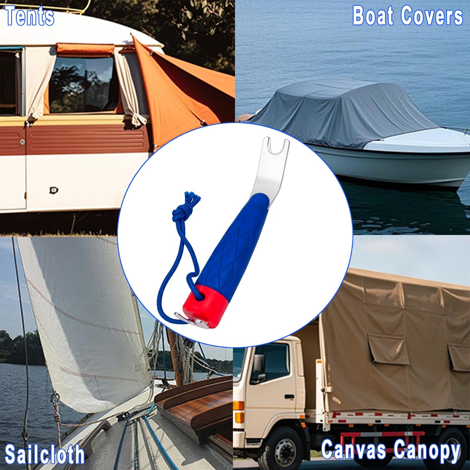 Top-Snapper Tool for Boat Canvas Snaps,Snap Tool for Boat Covers,Boat Cover