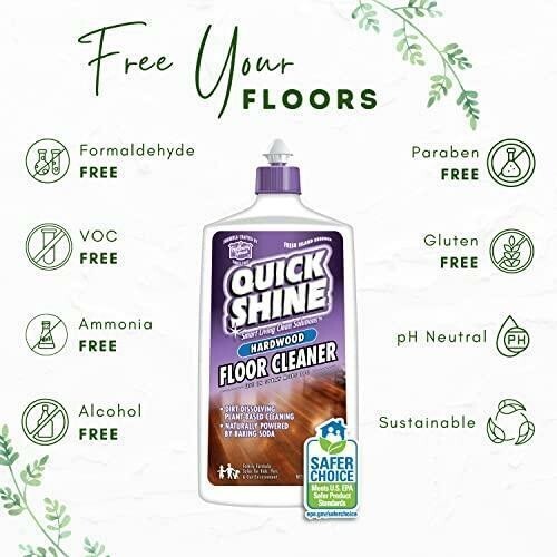 Quick Shine 2 Pack Smart Combo- Includes 1 Hardwood Floor Cleaner 27 FL oz