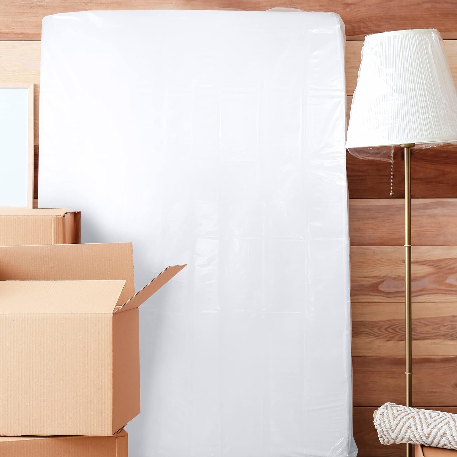 Mattress Bag for Moving and Storage 2 and 4 Mil Thick Plastic Cover Utopia Home