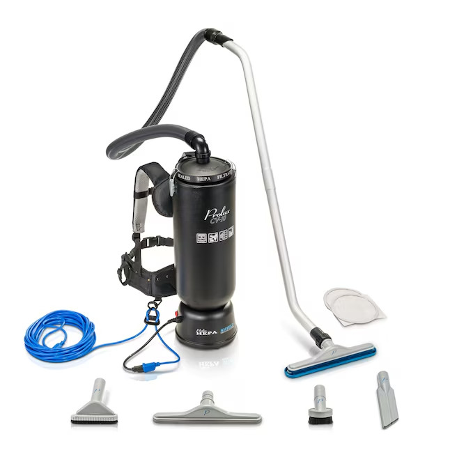 Prolux Commercial/Residential Backpack Vacuum Cleaner with HEPA Filter