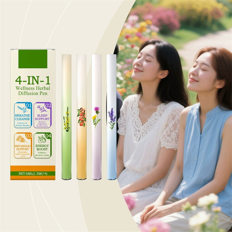 12PCS Natural Diffuser with Mint for Lung Health & Fresh Air 2026 NEW